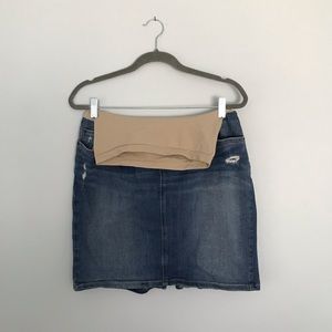 A Pea In The Pod denim skirt, size Large